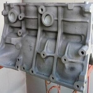 powder coated engine block