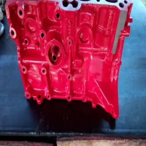 powder coated block red