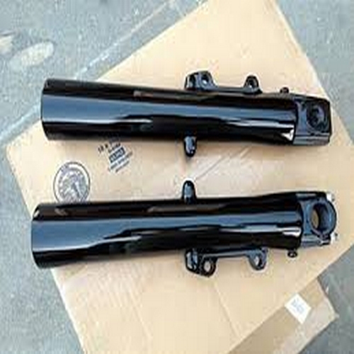 Powder coated motorcycle forks